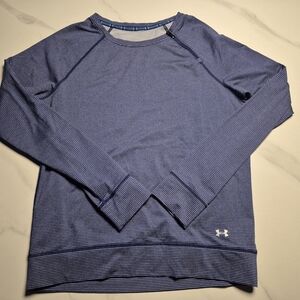 Under Armour Blue Striped Long Sleeve Shirt